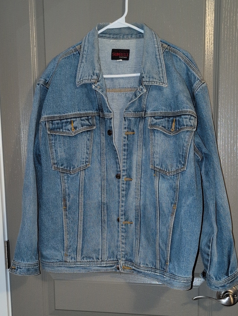 Sunbelt Light Blue Denim Jacket - Classic Trucker Style